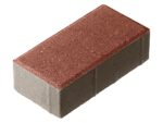 Тротуарная плитка Брусчатка 200×100х60 Стандарт Красный
