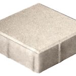 Тротуарная плитка 400x400x80 Стандарт Терракот