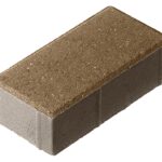 Тротуарная плитка Брусчатка 200x100x80 Стандарт Горчичный