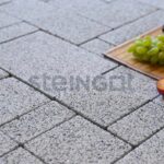Тротуарная плитка Steingot Granit Premium Бавария Bianco Nero, микс размеров