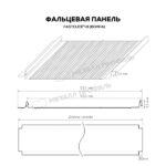Фальцевая панель Металл Профиль FASTCLICK-В (PURMAN-20-RR32-0.5) — изображение 3