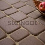 Тротуарная плитка Steingot Классика Коричневая, микс размеров