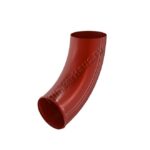 Колено сливное Aquasystem D100 мм, GreenCoat Pural BT, RR 29 (красный)