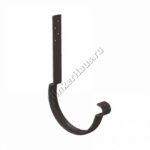 Крюк крепления желоба длинный (14 см) Aquasystem D150 мм, GreenCoat Pural BT, RR 32 (коричневый)