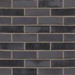Клинкерный кирпич MUHR NF 15 Schwarz-bunt edelglanz Fusssortierung, NF 240x115x71 мм
