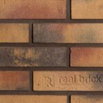 Минеральная плитка ручной формовки REAL BRICK Янтарь Базовый, 0.5NF 250x65x20 мм