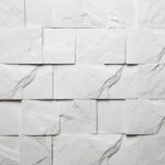 Декоративная гипсовая плитка Air Stone Сингапур А16, белая