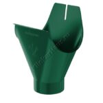 Воронка желоба Aquasystem D125 мм, GreenCoat Pural BT, RAL 6005 (зеленый)