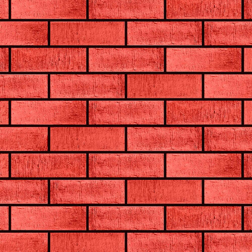 Фасадная плитка НВФ Вельвет RAL 3024 285х100х26 мм